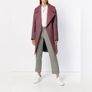Stella McCartney Houndstooth Check Wool Coat